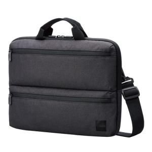 エレコム パソコンケース 14インチ ノートパソコン 小物 書類収納可能 MacBook Air / Pro ~14インチ ブラック メーカー在庫品