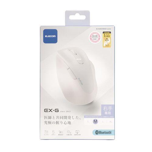 エレコム マウス/EX-G/2023年モデル/右手専用/Mサイズ/Bluetooth/5ボタン/抗菌...