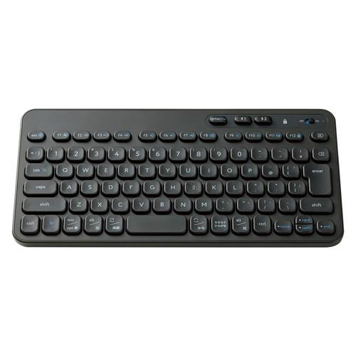 エレコム ワイヤレス キーボード Bluetooth メンブレン テンキーレス ブラック メーカー在...