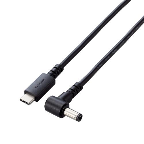 エレコム ノートパソコン 充電ケーブル 2m PD 100W Type-C to DC丸型プラグ ブ...