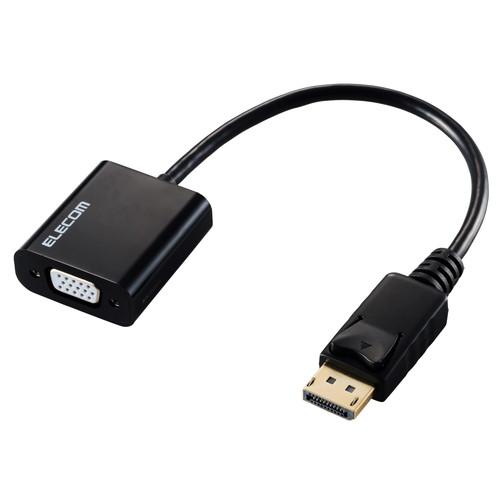エレコム USB DisplayPort - VGA 変換アダプタ DPプラグ to ミニD-Sub...