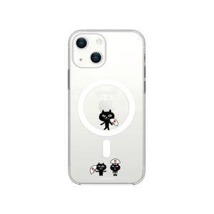 ａｂｂｉ ネコマンジュウMagSafe対応クリアケース for iPhone 13 mini 渡り 目安在庫=△｜compmoto-y