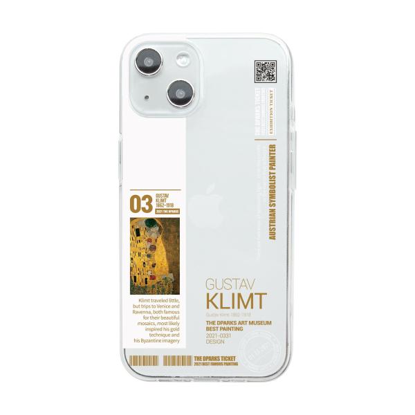 ＤＰＡＲＫＳ ソフトクリアケース for iPhone 14 クリムト 背面カバー型 仕入先在庫品