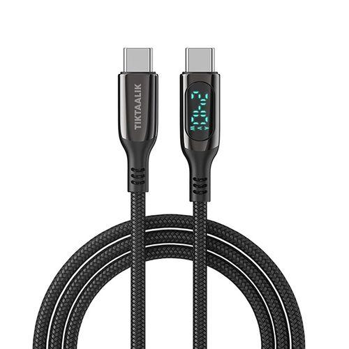 　 LCDディスプレイ付き 240W PD USB-C to Cケーブル (1.5m) 仕入先在庫品