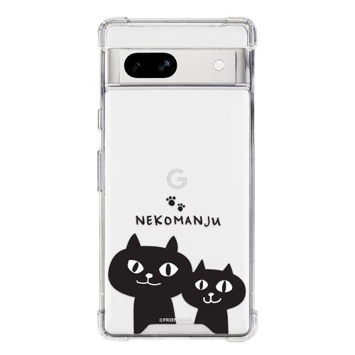 abbi FRIENDS ネコマンジュウハイブリッドケース for Pixel 7a たまにはコンビ...