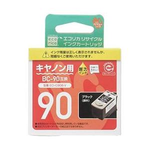 エコリカ BC-90互換 エコリカ リサイクルインク CANON ブラック メーカー在庫品