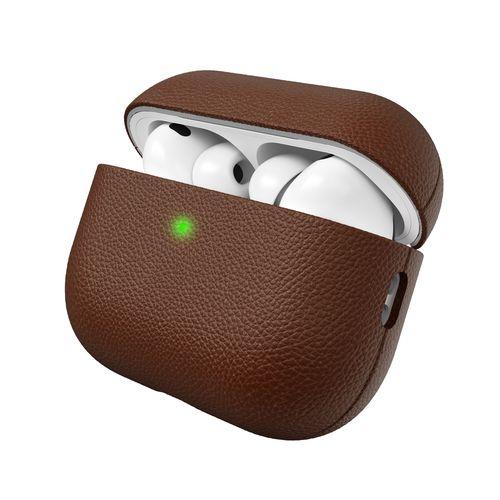 KeyBudz Artisan イタリアン本革ケース for AirPods Pro 3 ナチュラル...