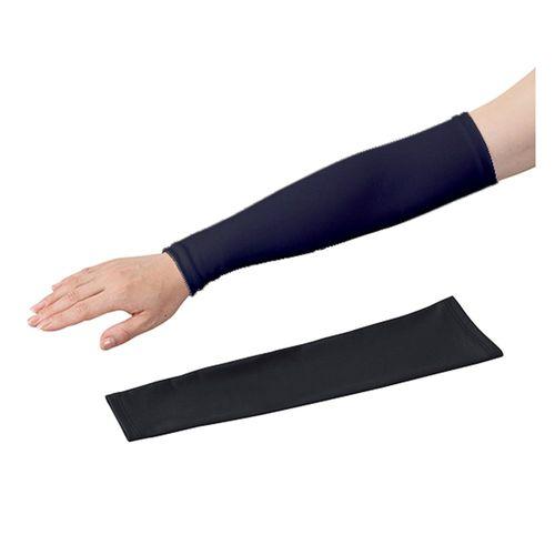 アズワン アズピュア涼感アームカバー　黒　Φ85／115 (1袋(2枚入り)) 目安在庫=○