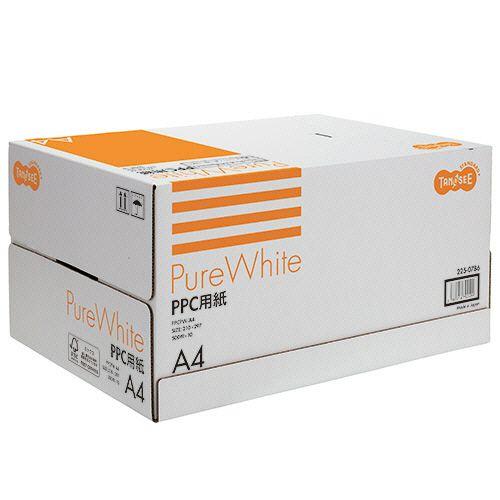 TPS PPC用紙 Pure White A4 フタ無し箱 1箱(5000枚:500枚×10冊) 目...