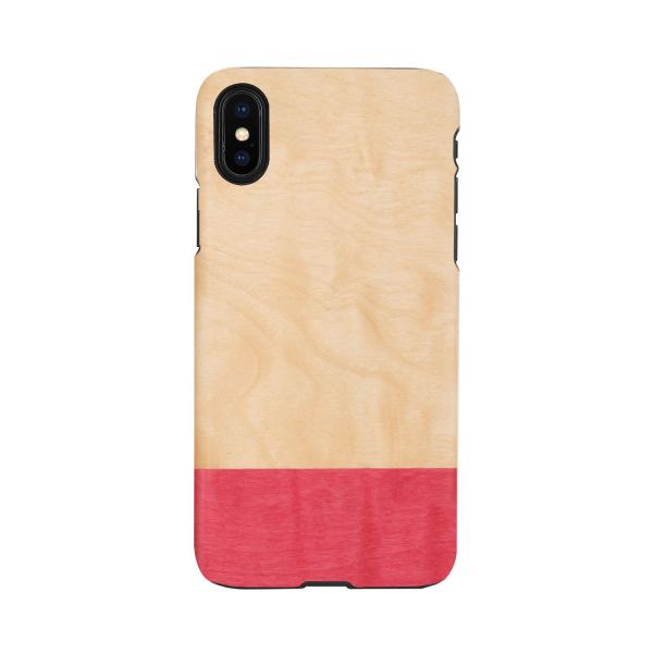 ｍａｎ＆ｗｏｏｄ iPhone XS / X real wood case Miss match 仕...
