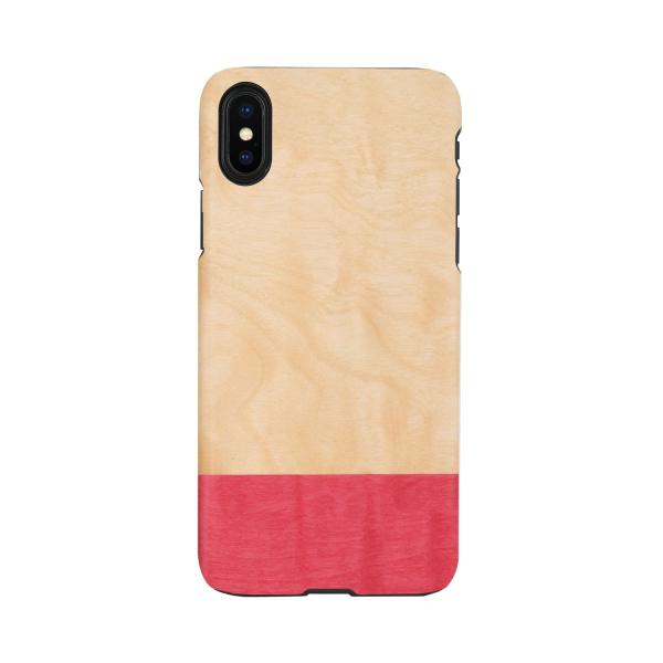 ｍａｎ＆ｗｏｏｄ iPhone XS Max real wood case Miss match 仕...