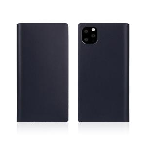 SLG Design iPhone 11 Pro Calf Skin Leather Diary ネイビー 目安在庫=