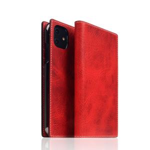 SLG Design iPhone 12 mini Badalassi Wax case レッド 目安在庫=