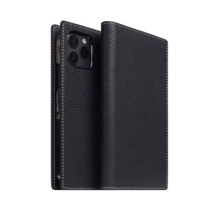 SLG Design iPhone 12 / iPhone 12 Pro Full Grain Leather Case ブラックブルー 目安在庫=