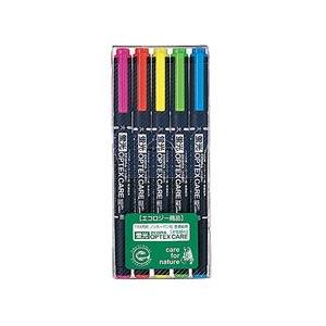 ゼブラ オプテックス・ケア　５色セット（ピンク、赤、黄、緑、青）　1個 目安在庫=○