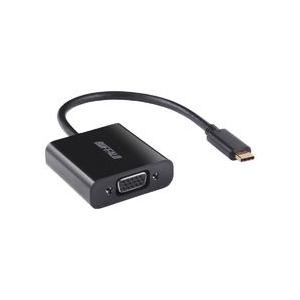 バッファロー BDCVGBK ディスプレイ変換アダプタ USB Type-C - VGA ブラック ...