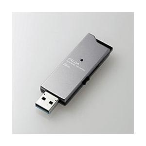 エレコム USBメモリー USB3.0対応 スライド式 高速 DAU 16GB ブラック メーカー在...