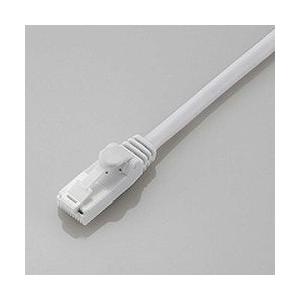 エレコム RoHS CAT5E 爪折れ防止 LANケーブル 2m 簡易パッケージ(ホワイト) 目安在...