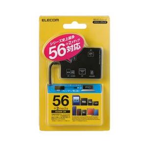 エレコム メモリリーダライタ SD+MS+CF+XD ブラック MR-A012BK メーカー在庫品