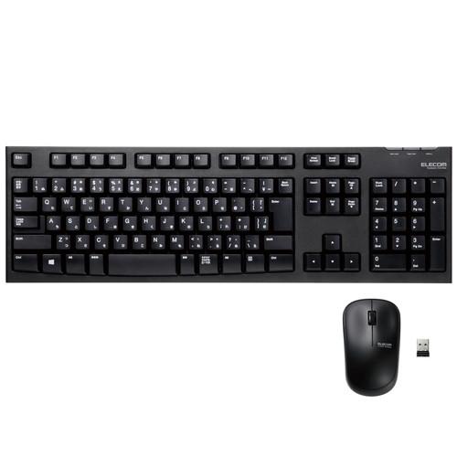 エレコム ワイヤレスキーボード ワイヤレスマウス セット 無線 メンブレン マウス 3 メーカー在庫...