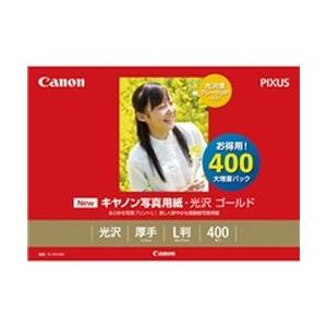 CANON 写真用紙・光沢 L判 400枚 ゴールド GL-101L400 キヤノン