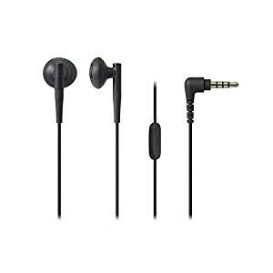 オーディオテクニカ スマートフォン用インナーイヤーヘッドホン ATH-C200iS ブラック メーカ...