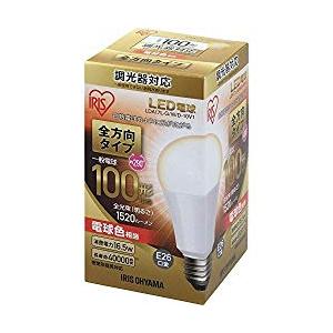 アイリスオーヤマ LED電球 E26 全方向 調光 100形相当 電球色 目安在庫=△