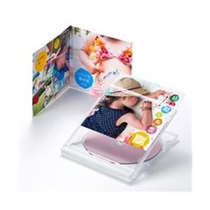 サンワサプライ フォト光沢CD・DVDケースカード(見開き) A4 JP-INDGK2N メーカー在...