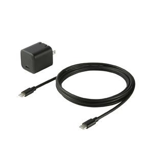 サンワサプライ USB PD対応キューブ型AC充電器（PD45W・Type-Cケーブル付属） メーカ...