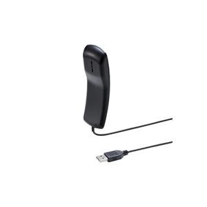 サンワサプライ USBハンドセット MM-HSU06BK メーカー在庫品