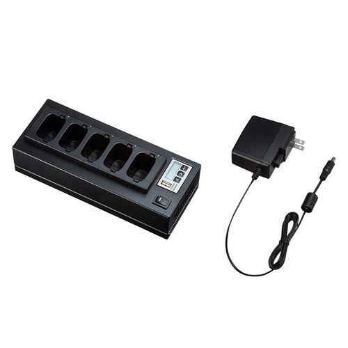 サンワサプライ MM-WGS2-CL5 ワイヤレスガイド用充電器(5台用) メーカー在庫品