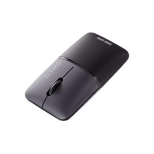 サンワサプライ MA-BBS310BK 静音BluetoothブルーLEDマウス SLIMO (充電式) メーカー在庫品｜compmoto-y