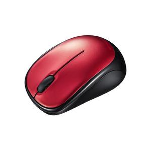 サンワサプライ 静音BluetoothブルーLEDマウス(レッド) メーカー在庫品