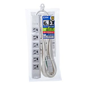 SANWA SUPPLY（サンワサプライ） TAP-36MG-5 電源タップ : 住設と電材