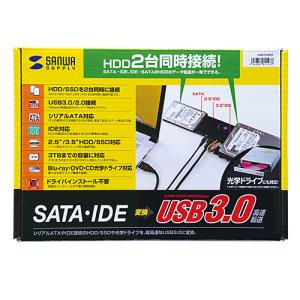 サンワサプライ IDE/SATA-USB3.0変...の商品画像