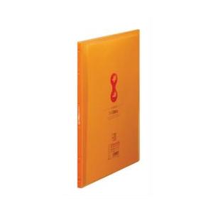 キングジム クリア−Ｆサイドインヒクタス透明　オレ 1冊 7187Tオレ　1個 目安在庫=○