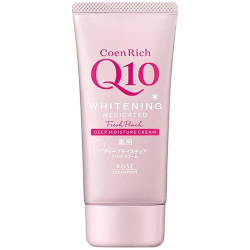 コーセーコスメポート コエンリッチ 薬用ホワイトニング ハンドクリーム もぎたてピーチの香り 80g...
