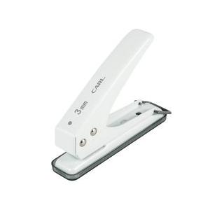 カール 1穴パンチ 穴径3mm ホワイト 1台 取り寄せ商品