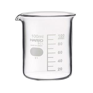 HARIO ビーカー（目安目盛付き）　100mL (1個) 目安在庫=○