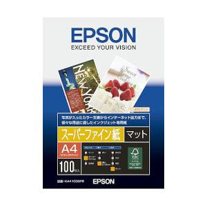 エプソン スーパーファイン紙 (A4/100枚)　KA4100SFR 目安在庫=○｜compmoto-y