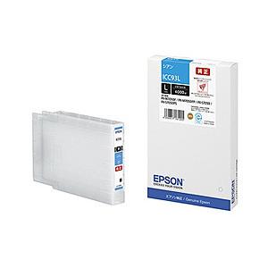 エプソン ICC93L ビジネスインクジェット用 インクカートリッジ(シアン) 目安在庫=○