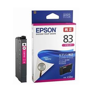 エプソン ICM83 インクカートリッジ(マゼンタ/標準) 目安在庫=△