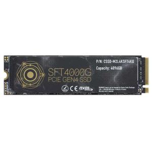 シー・エフ・デー販売 CFD SFT4000G シリーズ M.2 2280 NVMe接続 極薄ヒートシンク付き SSD 4TB 3 目安在庫=△｜compmoto-y