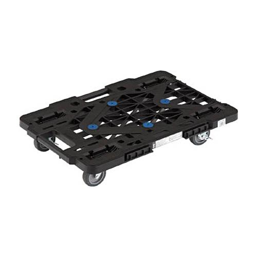 ＴＲＵＳＣＯ ルートバン 400×600 4輪自在 S付 黒 メッシュタイプ 1台 目安在庫=○