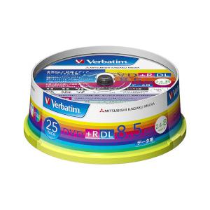 Ｖｅｒｂａｔｉｍ DVD+R DL 8.5GB 25枚スピンドル・IJP白ワイド DTR85HP25...