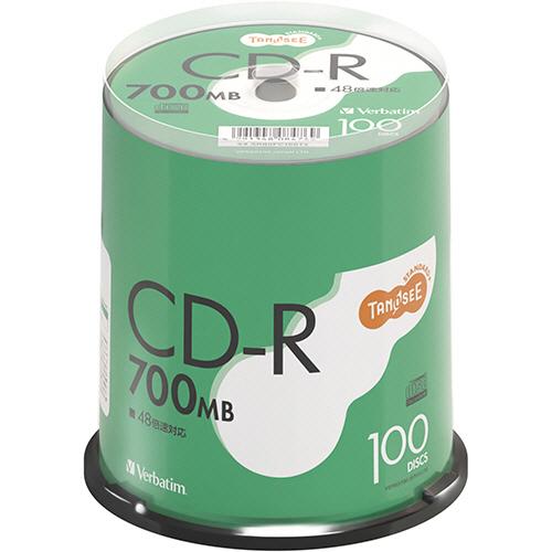 Ｖｅｒｂａｔｉｍ データ用CD-R 700MB 48倍速 ブランドシルバー スピンドルケース 1パッ...