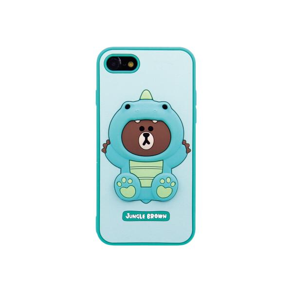 ＬＩＮＥ　ＦＲＩＥＮＤＳ 2020 iPhone SE/8/7 SILICON ダイノブラウン 仕入...