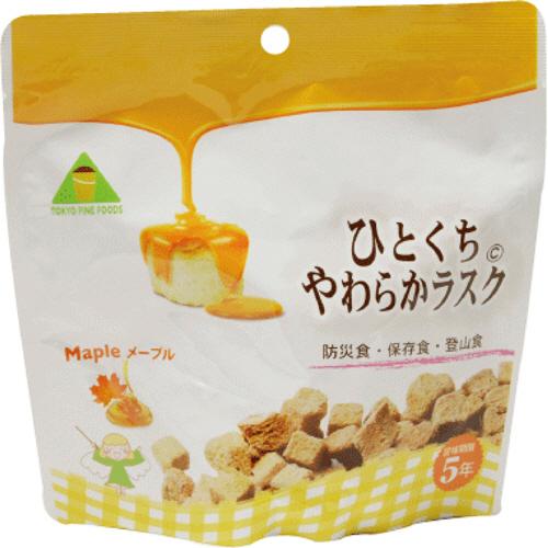 東京ファインフーズ ひとくちやわらかラスク メープル 1ケース(32食) 目安在庫=○