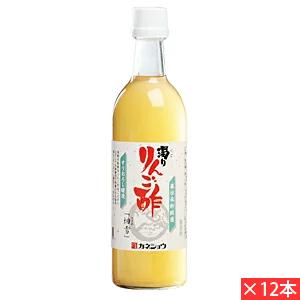 カネショウ 青森の味！蔵伝承酢酸菌 濁り りんご酢　「細雪」 500ml　１２本 目安在庫=○