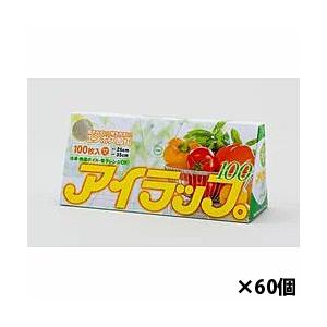 岩谷 アイラップ100　大容量エンボス加工タイプ 100枚入り×60個 目安在庫=△